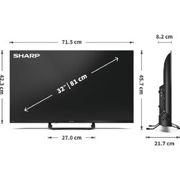 32HF3865E QLED GOOGLE SMART FHD TV SHARP