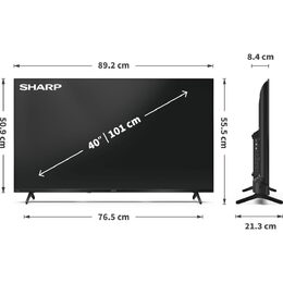 40HF3265E QLED GOOGLE SMART FHD TV SHARP