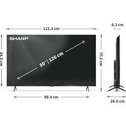 50HP5265E QLED GOOGLE SMART UHD TV SHARP