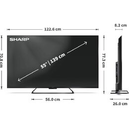 55HR7265E QLED GOOGLE SMART 144Hz SHARP