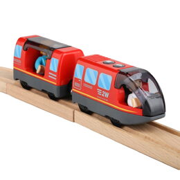 2Kids Toys Elektrický městský vlak červený