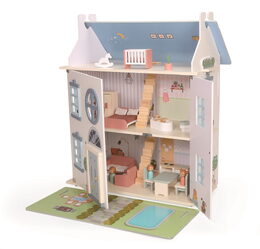 2Kids Toys Domeček s panenkami šedý