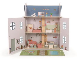 2Kids Toys Domeček s panenkami šedý