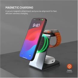 MagPowerstation Alu Šedá FIXED