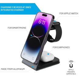 MagPowerstation Alu Šedá FIXED