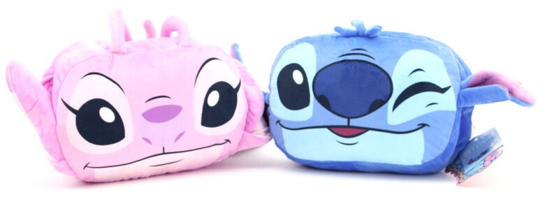 Plyšový polštářek s otvorem  na ruce Stitch/Angel