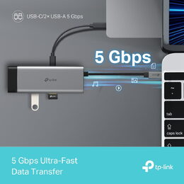 Dokovací stanice TP-Link UH5020C USB-C, HDMI, 1x USB C, 2x USB, PD 100W