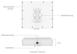 WiFi router TP-Link EAP772-Outdoor venkovní AP, Wi-Fi 7 1x GLAN, 2,4 a 5 GHz, BE11000, Omáda SDN
