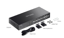 Switch TP-Link ES220GP 16x GLan s PoE+, 2x GLan, 2x SFP, 150W, Omáda SDN