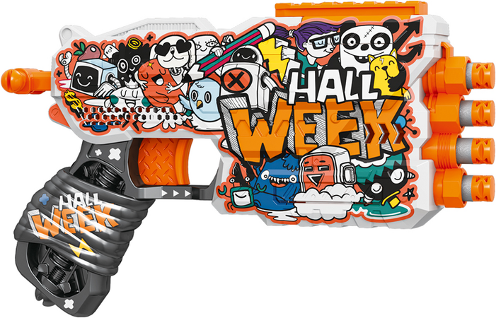 Fast pioneer blaster manuální + 12 ks nábojů