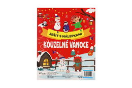 Sešit s nálepkami Kouzelné Vánoce 24x30cm