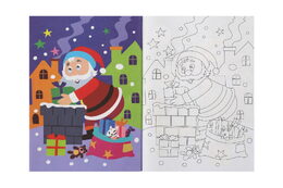 Omalovánky Veselé Vánoce se samolepkami 23x31cm