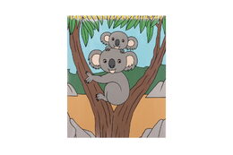 Kouzelné malování vodou/blok s tužkou Kouzelná zvířátka v sáčku 18x24x4cm