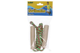 Švihadlo 250cm s dřevěnou rukojetí na kartě