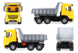 Auto sklápěč Mercedes Giga Trucks plast 65cm v krabici