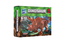 Stavebnice dinosaurus plast mix druhů v krabičce 13x10cm