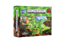 Stavebnice dinosaurus plast mix druhů v krabičce 13x10cm