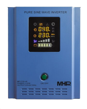 Napěťový měnič MHPower MP-2100-48 48V/230V, 2100W, čistý sinus