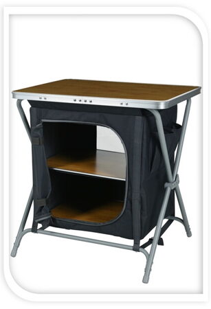 PROGARDEN Kempingový nábytek skříňka skládací 60 x 65 cm KO-X35000410