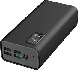 Platinet Power Bank PMPB30WQC728B 30000mAh PD3.0 QC3.0 display černá
