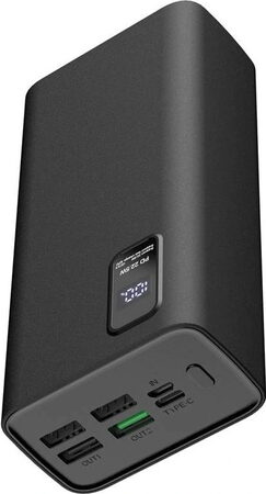 Platinet Power Bank PMPB30WQC728B 30000mAh PD3.0 QC3.0 display černá