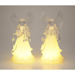 HOMESTYLING Vánoční dekorace anděl svíticí 30 cm KO-AX5350950knih