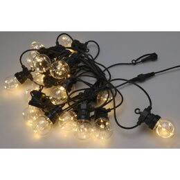 PROGARDEN Světelný řetěz LED PARTY 20 žárovek černý KO-LE2200140