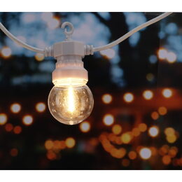 PROGARDEN Světelný řetěz LED PARTY 20 žárovek bílý KO-LE2200170