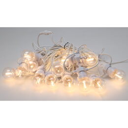 PROGARDEN Světelný řetěz LED PARTY 20 žárovek bílý KO-LE2200170