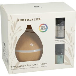 HOMESTYLING Zvlhčovač vzduchu s aroma terapií USB LED KO-MC5557340