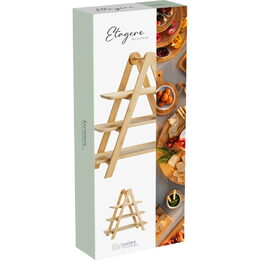 EXCELLENT HOUSEWARE Etažér servírovací 3 patra dřevěný KO-784610520