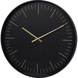 SEGNALE Nástěnné hodiny 50x4 cm černé KO-837000350
