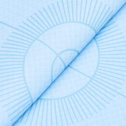 Spokey MANDALA Jóga podložka, 183 x 61 x 0,4 cm, modrá