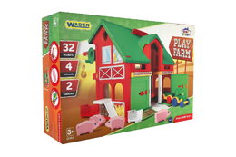 Domeček Farma stáj 30x37cm v krabici 59x40x15cm Wader