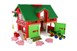 Domeček Farma stáj 30x37cm v krabici 59x40x15cm Wader