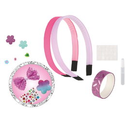 Kreativní sada Vytvoř si čelenku mix druhů v krabičce 12,5x23x2,5cm 24ks v boxu