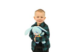 Zajíček Chrupík usínáček plyš/plast na baterie se zvukem se světlem v krabici 22x30x10,5cm 6m+