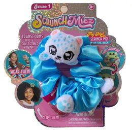 Plyšová třpytivá gumička a zvířátko 2v1 ScrunchMiez