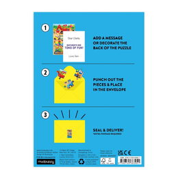 Mudpuppy Puzzle s blahopřáním Na staveništi