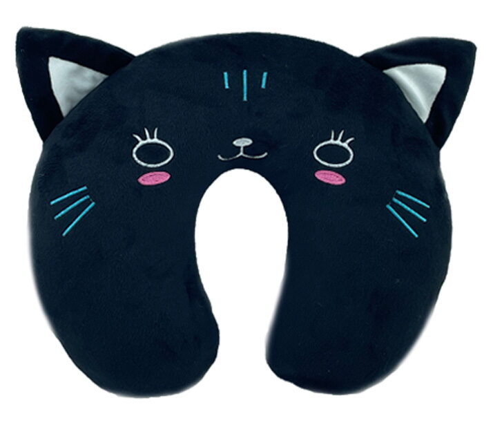 Plyšový záhlavník - Kočka