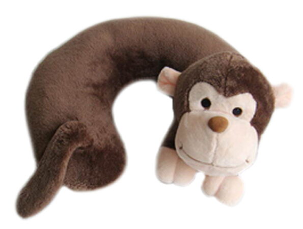 Plyšový záhlavník - Opička