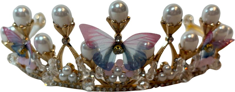 PINK - Čelenka Butterfly Crown