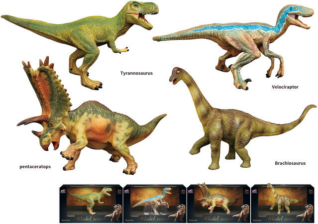 Dinosauří svět - figurka B28 4 druhy