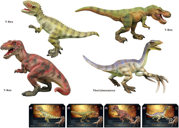 Dinosauří svět - figurka B31 4 druhy