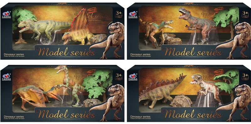 Dinosauří svět - Set dinosauřích figurek M7 4 druhy