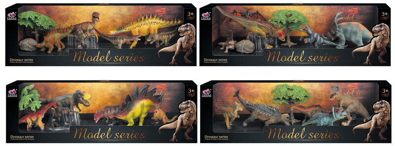 Dinosauří svět - Set dinosauřích figurek Q1 4 druhy