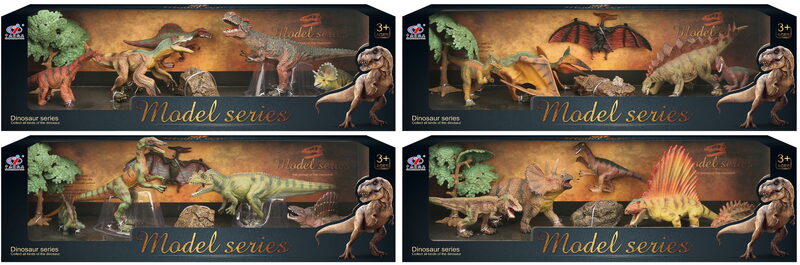 Dinosauří svět - Set dinosauřích figurek Q4 4 druhy