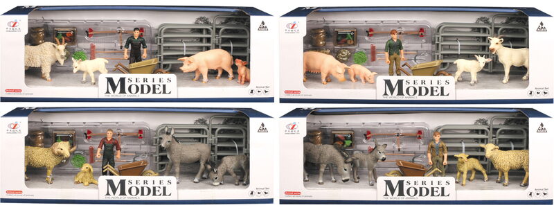 Zvířátka z farmy - Set farmářských zvířat U11 4 druhy
