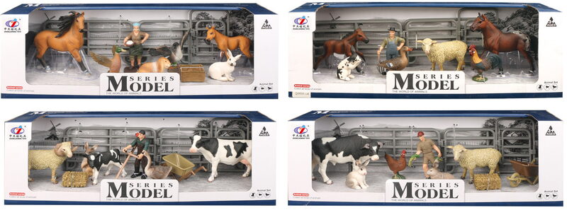 Zvířátka z farmy - Set farmářských zvířat U4 4 druhy
