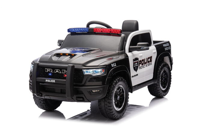 Dětské elektrické policejní auto RAM 1500 RHO Super Truck + dálkový ovladač